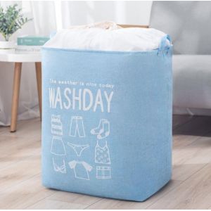Cheap White Kids Baby Cotton Canvas Fabric Storage Bin Dirty Cloth Toys Collecting Basket Set Foldable Custom Laundry Bags for sale