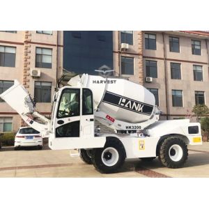 76KW Self Loading Mixer HK3.0 4×4 drive with 0.35m3 Shovel For Hot Sale