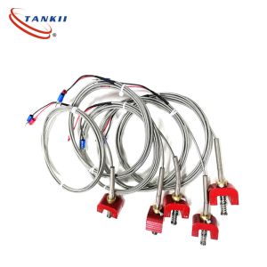 Magnetic Surface Thermocouple Sensor Type K With Stainless Steel Sheathed Cable