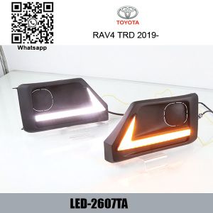 TOYOTA RAV4 TRD Adventure Car DRL LED Daytime driving turn signal Fog Lights