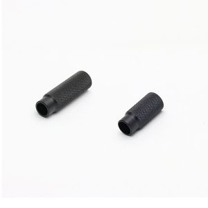 Precision CNC Machined Aluminum Parts , Custom Aluminum Parts Knurled Plug