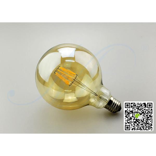 Good Quality Led Edison Bulb G125 Clear Amber Glass Dimmable 6w 8w 12w Vintage Filament Bulb