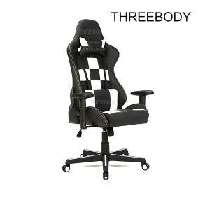 PU Leather Seat Gaming Chair With Wide Armrests High Loading Capacity 350lbs
