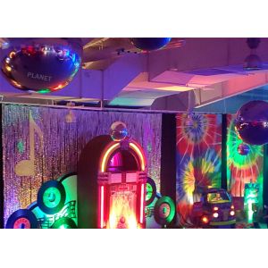 Giant Double Layer Sliver PVC Inflatable Mirror Ball Inflatble Mirror Balloon