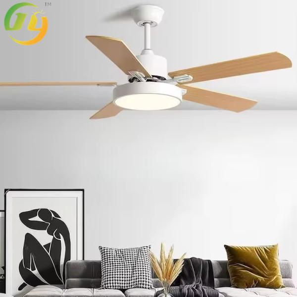 Senkai Led Ceiling Fan Family Home White Color Small Noise Silence 220v Indoor