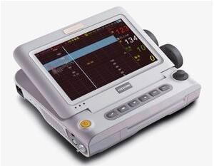 12.1”Folding 90 Degree Multi Parameter Patient Monitor Medical Use For Fetal /