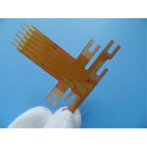 Immersion Gold flexible PCBs with heavy copper board 2 oz FPC Flex PCBs yellow