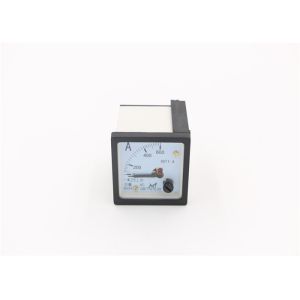 48*48mm Series Analog Panel Amp Meter Black 0-600A AC Moving Iron Type