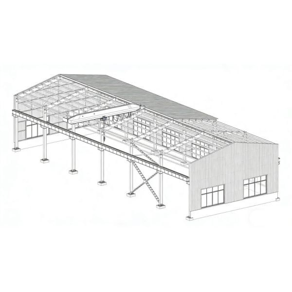 Prefab Insulated Metal Panel Buildings Modular Steel Frame Earthquake Resisstance