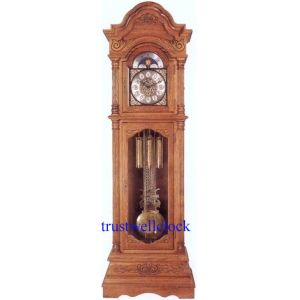 China supplier manufacturer of luxury grandfather clock with German Hermle