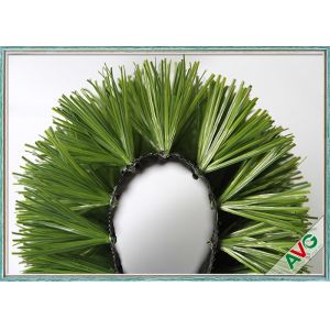 Diamond Monofilament Durable Football Artificial Turf Green Color 、 Customized