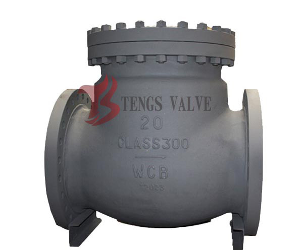 Quality API Swing Check Valve Cast Steel 300LB Fully Open Metal Seal Hardfaced wholesale