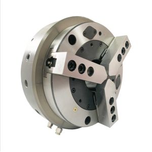 3 Jaw Steel Pneumatic Chuck Front Mounted High Speed