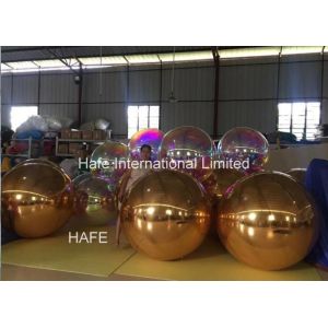 2.5m Diameter Inflatable Mirror Balloon / Events Decoration Silver Reflective