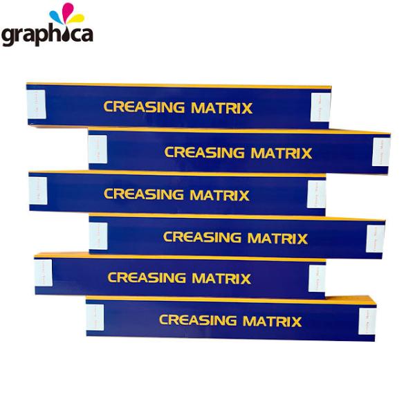 White Locator 2024 Graphic PVC Based Creasing Matrix for Die Cutting Printing