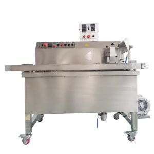 30kg Chocolate Enrober Machine with Cooling Tunnel Professional Confectionery