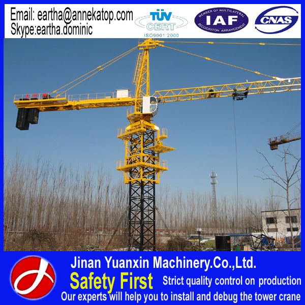 Quality 70m height building project tower crane for construction wholesale