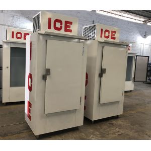 Cold Wall Bagged Ice Merchandiser for Outdoor Use