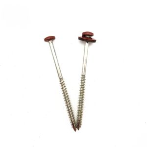 Aisi 316 SS A4 Torx Pan Coated Painted Head Timber Screw Type 17 W / EPDM Washer