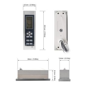 Frosted ABS Surface Shower Control Panel , Anti Crack Steam Shower Equipment