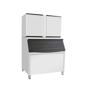 Technology LZ-1500 Ice Cube Maker Machine with 500kg Ice Storage and Simple