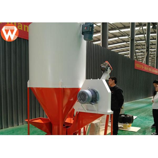Commercial Mixer Grinder Machine , Capacity 1 T/H Mixer Volume 2m³ Poultry Feed