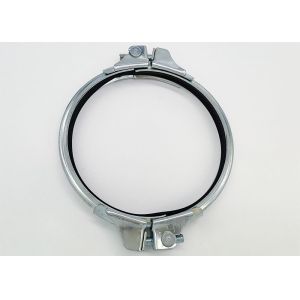 160mm Split Pipe Clamp Metal Duct Galvanized For Module Pipeline System