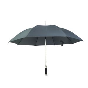 Auto Open Pongee 190T Windproof Golf Umbrellas With Straight Handle