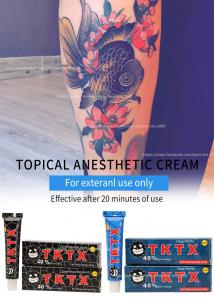 China Green 55% TKTX Tattoo Numbing Cream 10g Waxing Cosmetic For Microneedling on sale