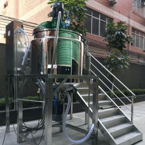 Industrial Blender Mixer Liquid Soap Making Machine Agitated With Heater SS