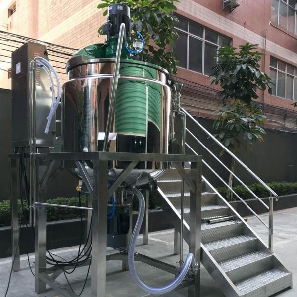Industrial Blender Mixer Liquid Soap Making Machine Agitated With Heater SS