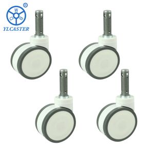 China Height 194mm pu caster wheel featuring ball bearing smooth rolling caster wheel for warehouse trolleys and industrial on sale
