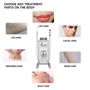 2 In 1 Diode Laser 755 808 1064 nm And Picosecond Laser Hair Removal And Tattoo
