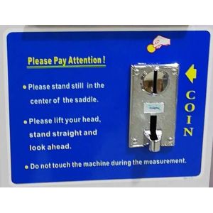 Coin Operated Height And Weight Measuring Scale