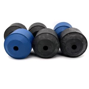 40 To 60 Shore A 3/8'' To 5/8'' H Type Oil Saver Rubber Black And Blue Color