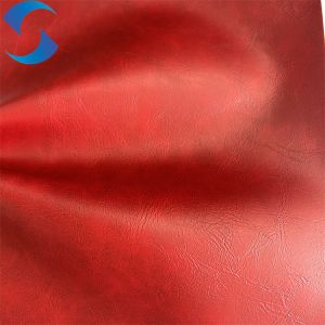 100% Polyester Knitted Backing Synthetic Leather Fabric with Zhejiang Origin