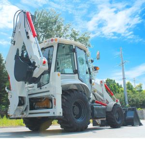 Cheap FREE SHIPPING 4x4 Mini Farm Backhoe Tractor Loader Epa Engine Wheel Loader EURO5 Towable Diesel Backhoe Loader for sale