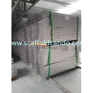 Pre-galvanized scaffolding catwalk steel plank steel board with 43mm 50mm hooks