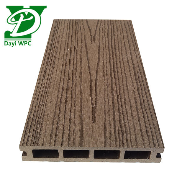 Quality Commercial Waterproof WPC Composite Decking With Hollow Design wholesale