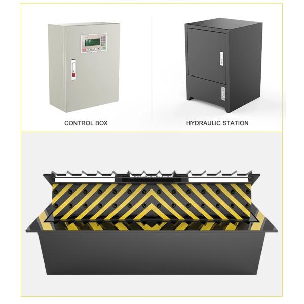 Anti Terrorist Hydraulic Road Blocker System High Level Security Protection 3.7KW 380v