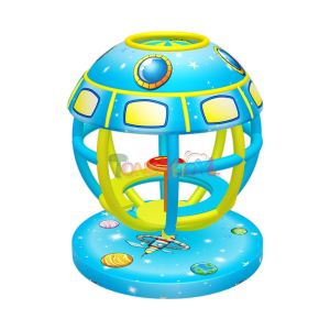 Indoor Kids Soft Play Equipment Manual Turntable Set For Amusement Playground