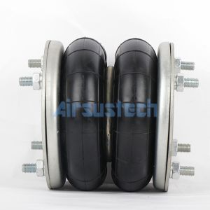 FD 76-14 DS Continental Bellows Style Convoluted Air Spring with 4×M10 Screws