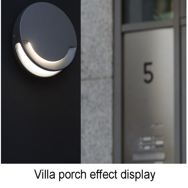 Round shape creative buitenverlichting led wand lamp waterproof outdoor wall sconce(WH-HR-32)