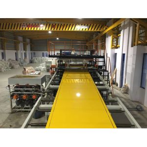 Single Screw PP Thick Plastic Board Making Machine Extrusion Line