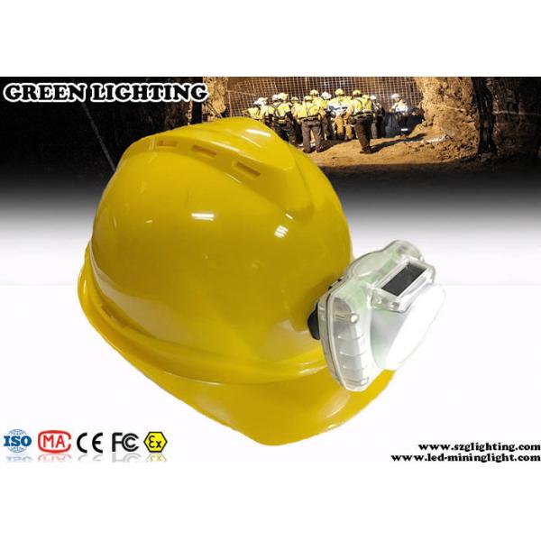 230g 3W Cool White Cordless LED Mining Cap Lamp 13000 Lux Brightness Anti -