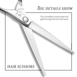 Smooth Japanese Steel Scissors , Stronge Stability Japanese Hairdressing