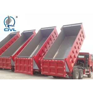 Heavy Duty Dump Truck Howo A7 Dump Truck 6 x 4 Euro 2/3 negative grounded