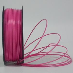 Cheap Biodegradable PLA 3D Printer Filament 1.75mm Red / Purple On Plastic Rods for sale