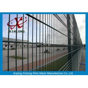 Galvanized Hot Dipped Double Wire Fence For Farm Rectangular Hole Shape