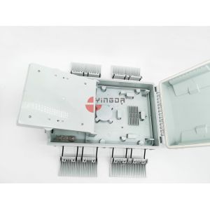 Pole Mounted IP65 Fiber Optic Splitter Box 16 out , Optical Distribution Box
